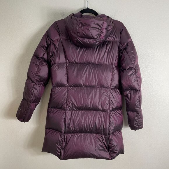 Eddie Bauer Womens Medium Down EB550 Puffer Coat Luna Peak Parka Hooded Jacket - Picture 9 of 11